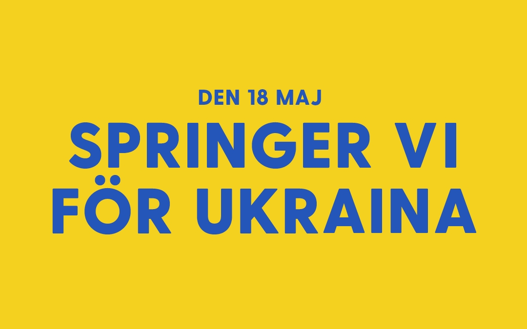 Vi springer för Ukraina